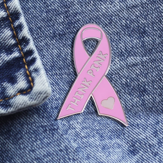 Think Pink Breast Cancer Awareness Pin